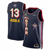 Men's 2025 All-Star #13 Jaren Jackson Jr. Navy Stitched Jersey Dzhi,baseball caps,new era cap wholesale,wholesale hats